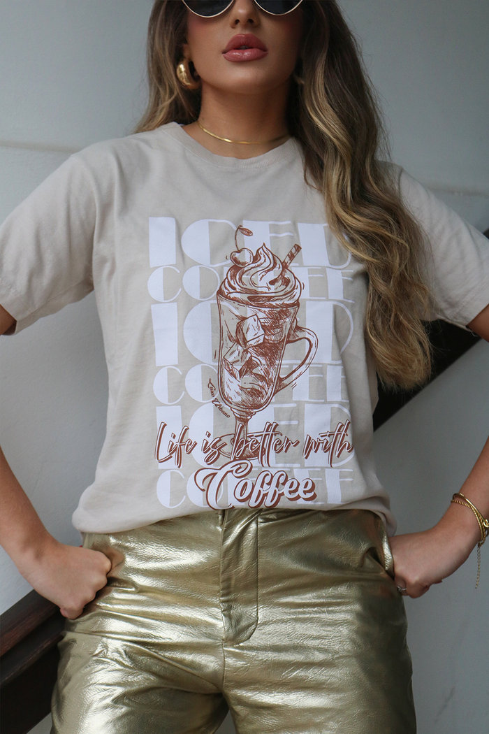 T-shirt Iced Coffee Luxo Urbano