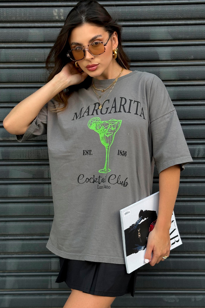 T-shirt Oversized Margarita Luxo Urbano