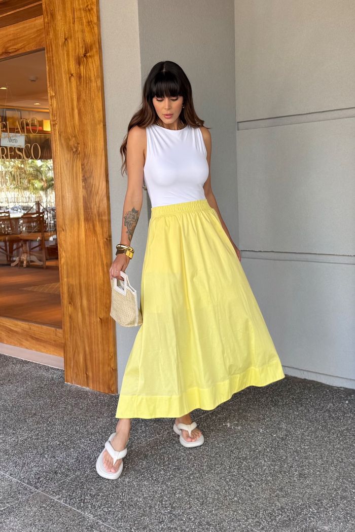 SAIA MIDI LIVIA AMARELA