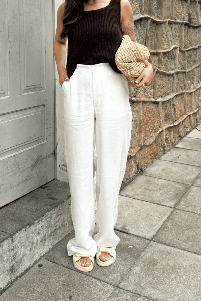 CALÇA ALFAIATARIA ALISSA BRANCA