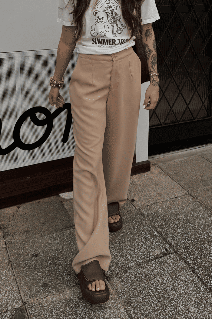 CALÇA ALFAIATARIA ALISSA AREIA