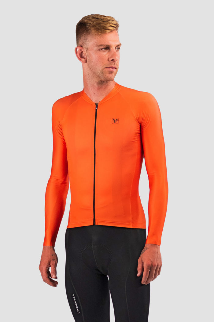 CAMISA MASCULINA MANGA LONGA TRAINING ORANGISH