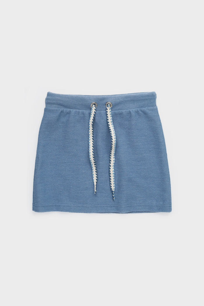 SAIA MENINA MOLETON JEANS (SEGUNDA QUALIDADE)