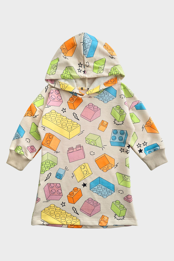 VESTIDO MOLETON BLOCOS