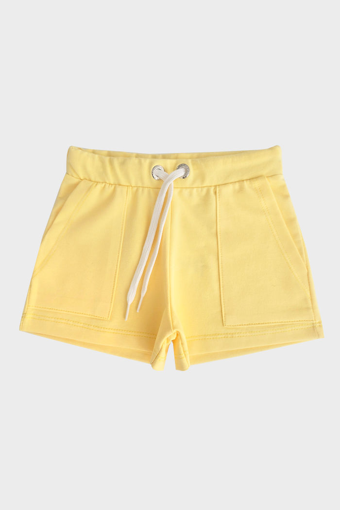 SHORTS UNISSEX AMARELO CLARO