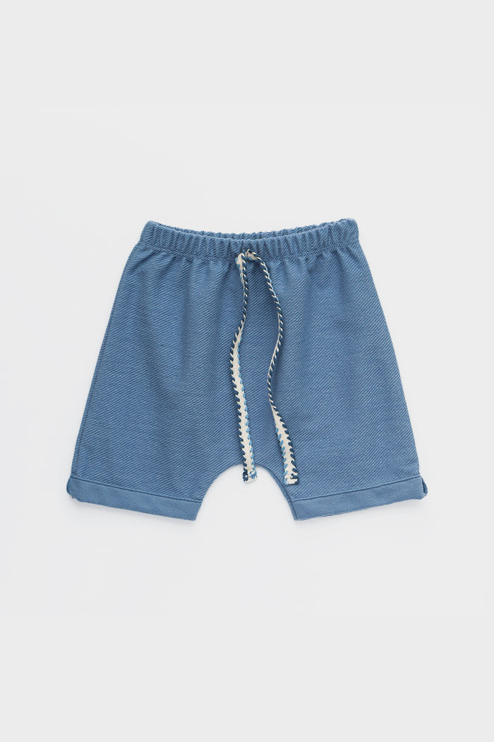 SHORTS UNISSEX BEBÊ SARUEL MOLETON JEANS