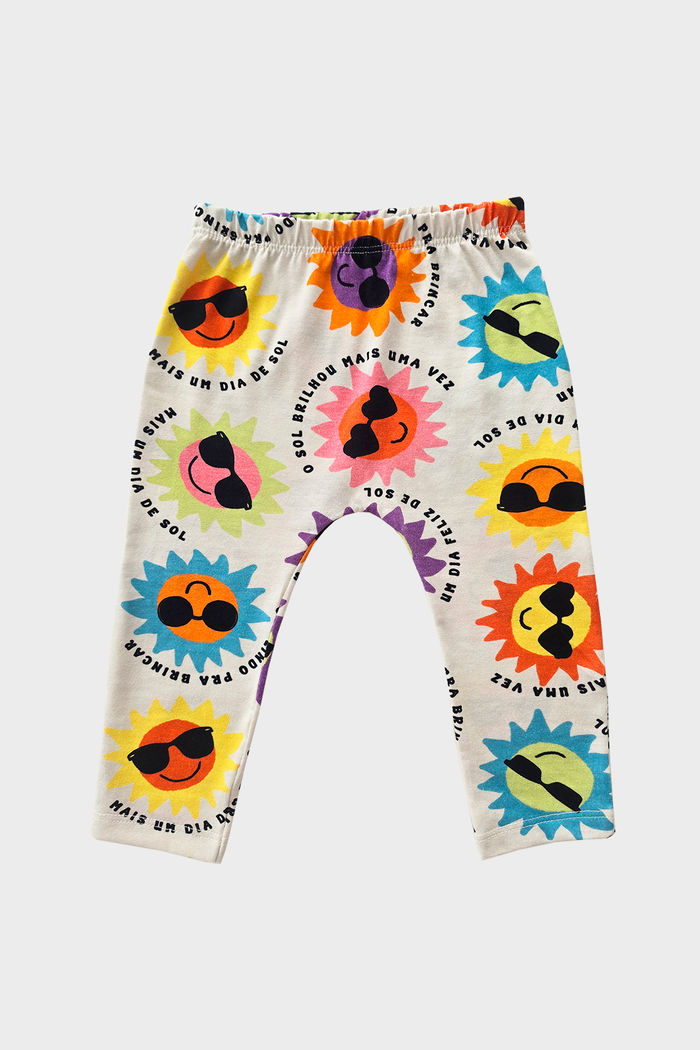 CALÇA UNISSEX BEBÊ SOL COLORIDO