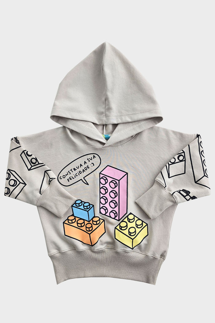 CASACO UNISSEX MOLETINHO CONSTRUA A SUA FELICIDADE