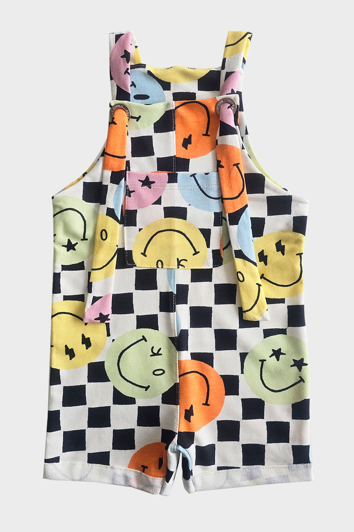 JARDINEIRA UNISSEX CURTA CARINHAS