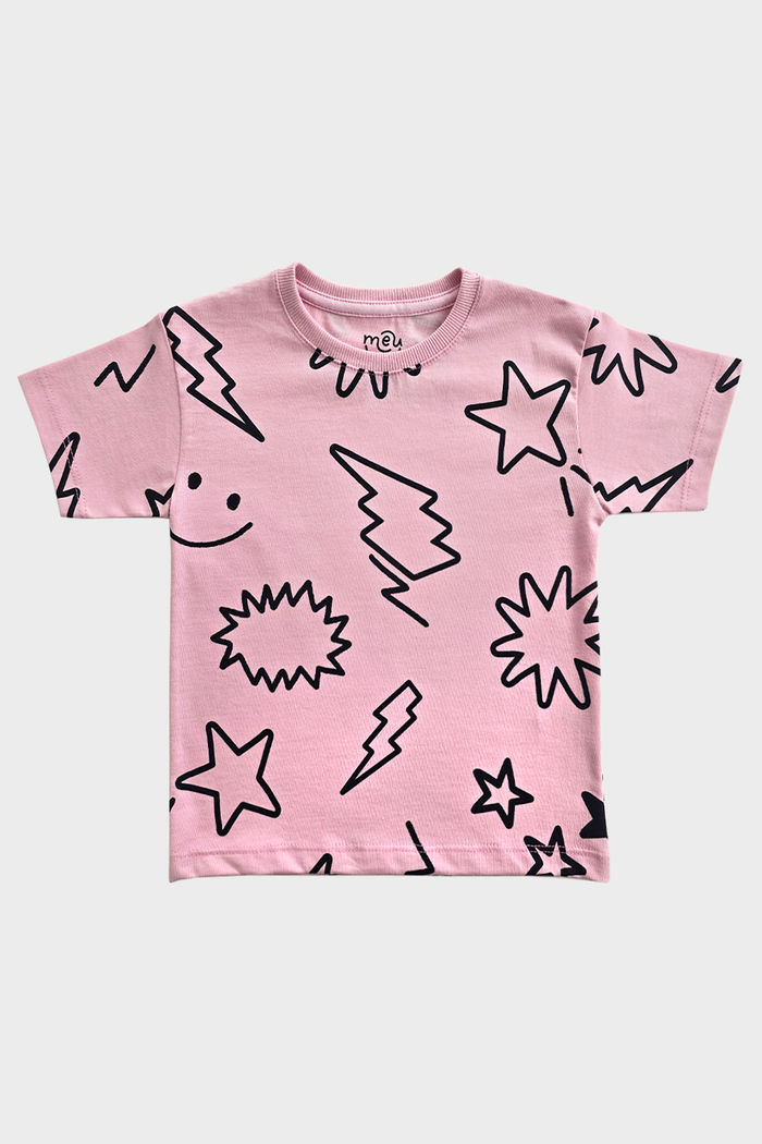 CAMISETA UNISSEX ROSA DIVERTIDA