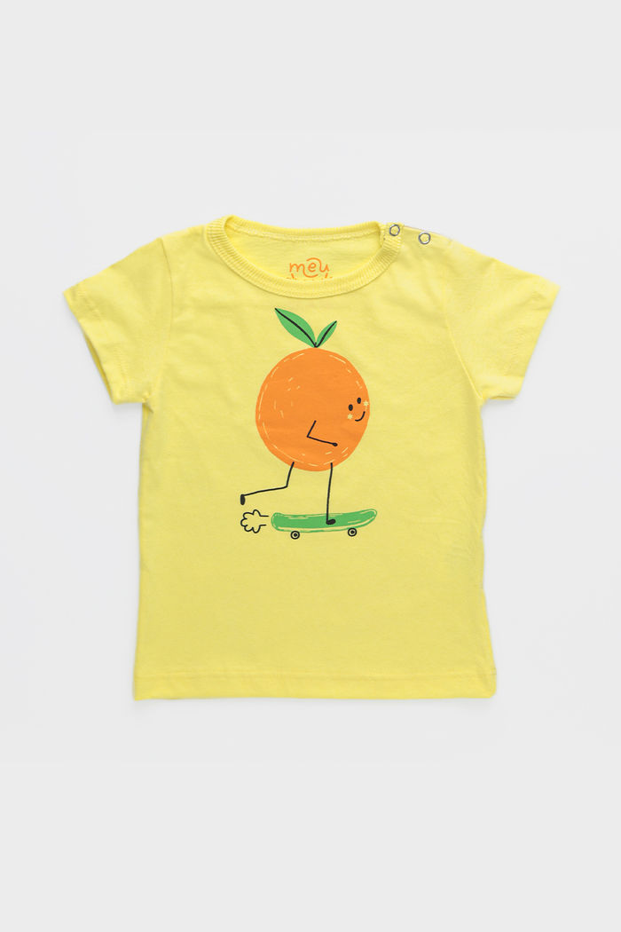 CAMISETA UNISSEX BEBÊ LARANJINHA