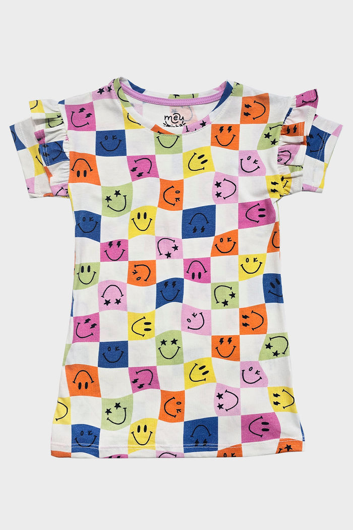 VESTIDO QUADRIFELIZ (SEGUNDA QUALIDADE)