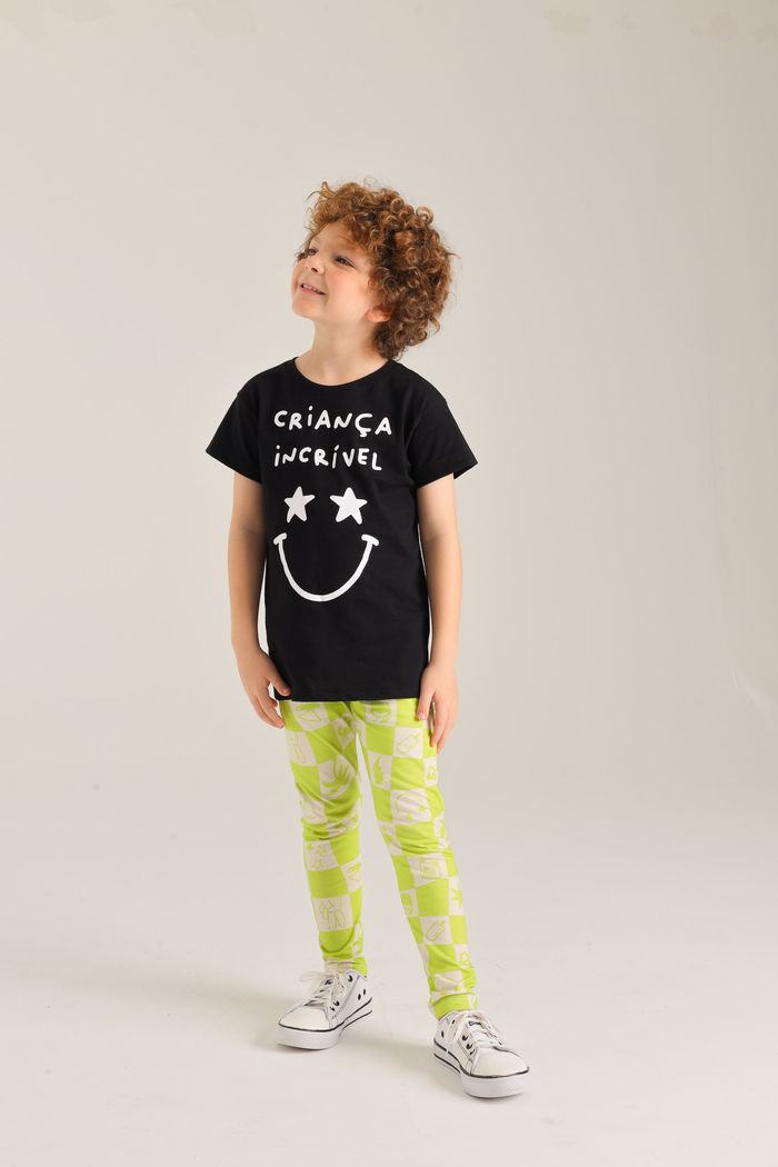 LEGGING UNISSEX QUADRI VERDINHO