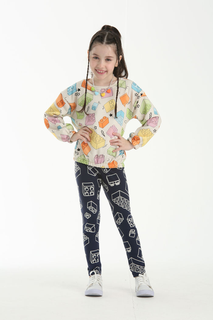 LEGGING UNISSEX BLOCOS MARINHO