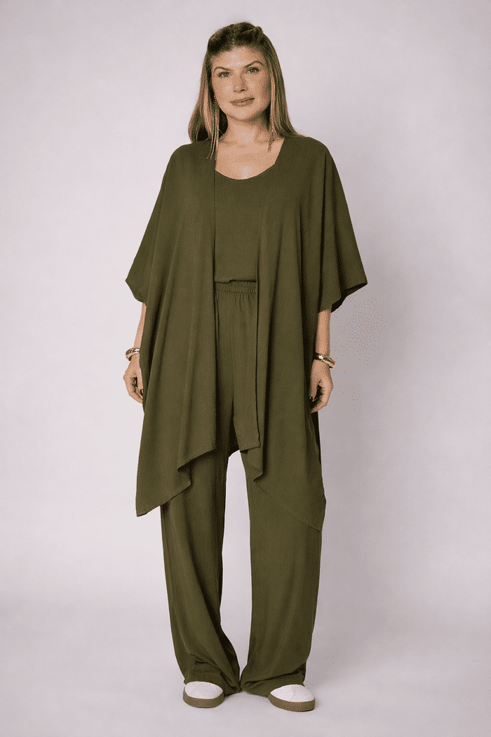 Conjunto Eli Folha Seca - 3 Peças