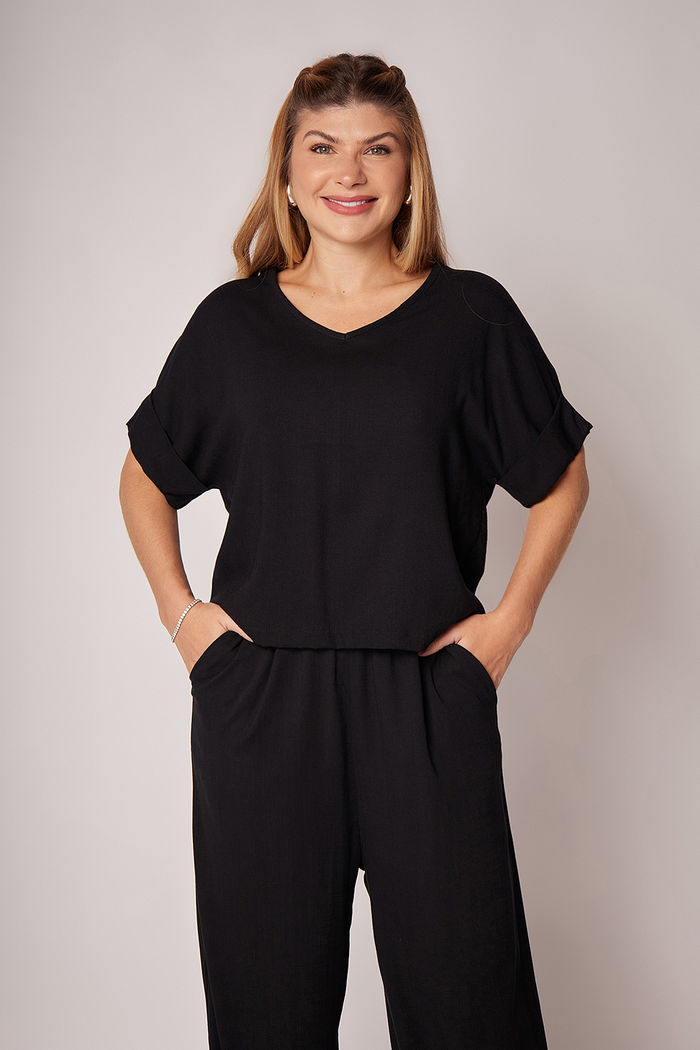 Blusa Helena Preto