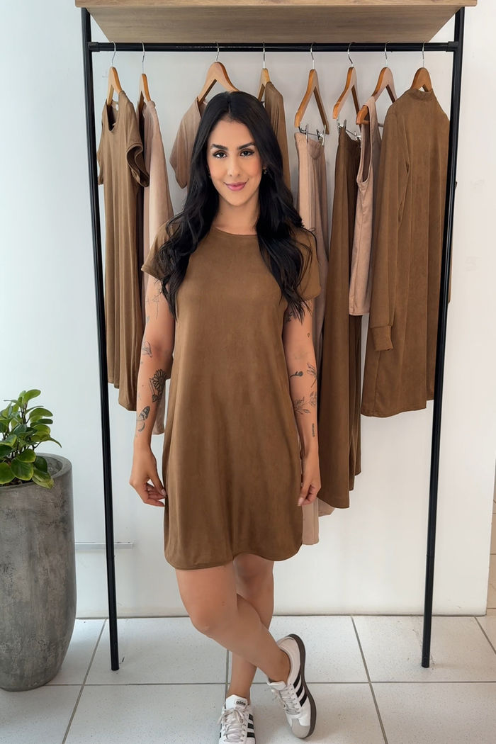 Vestido Kalli Avelã