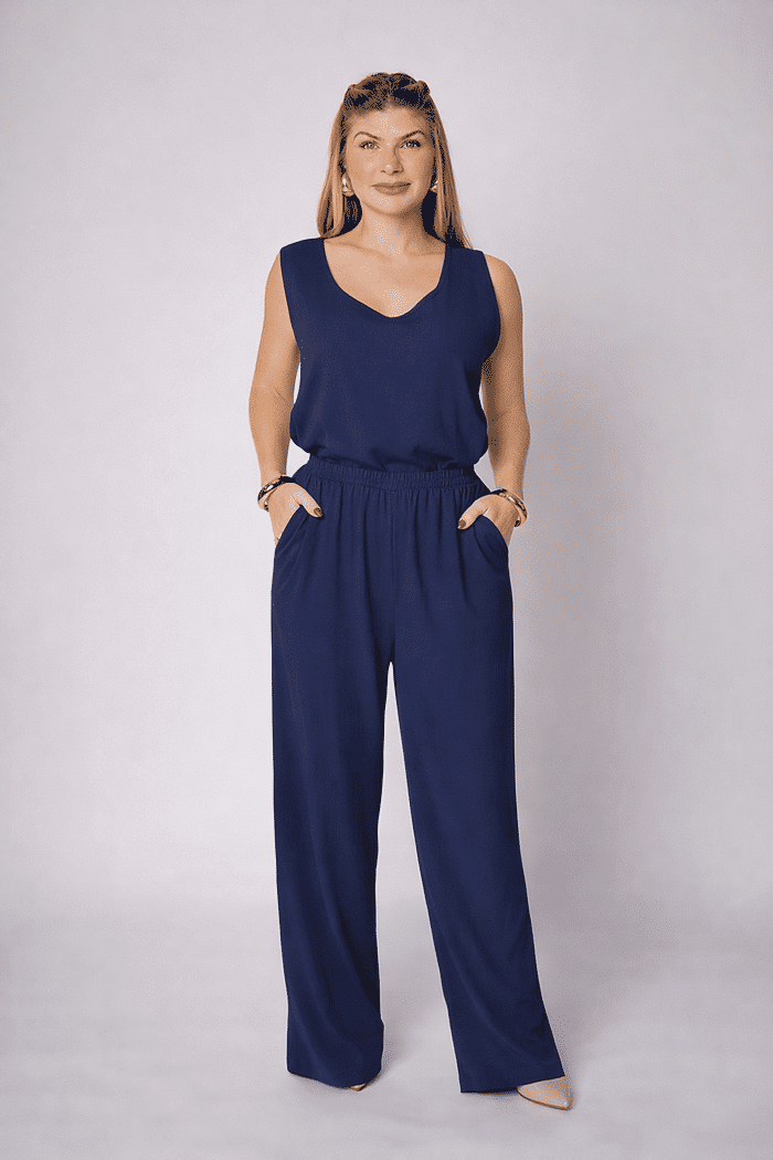 Calça Leonor Azul Marinho