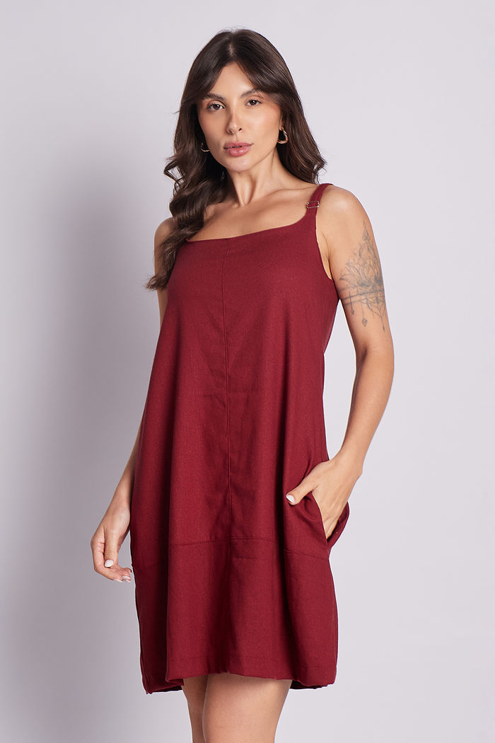 Vestido Cristalia Romã