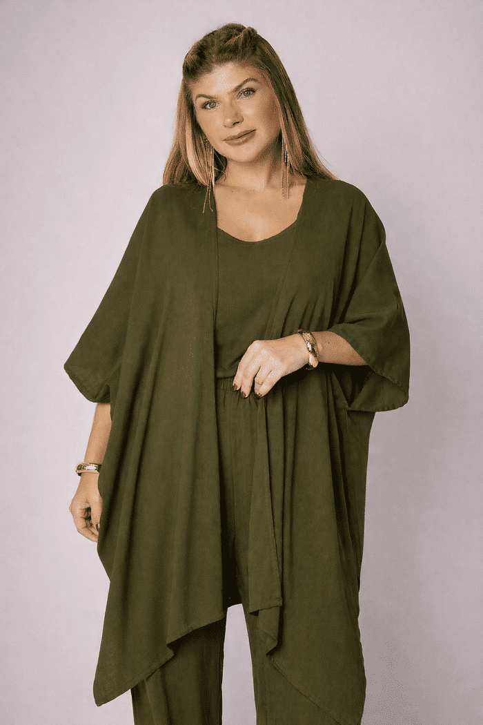 Kimono Eli Folha Seca