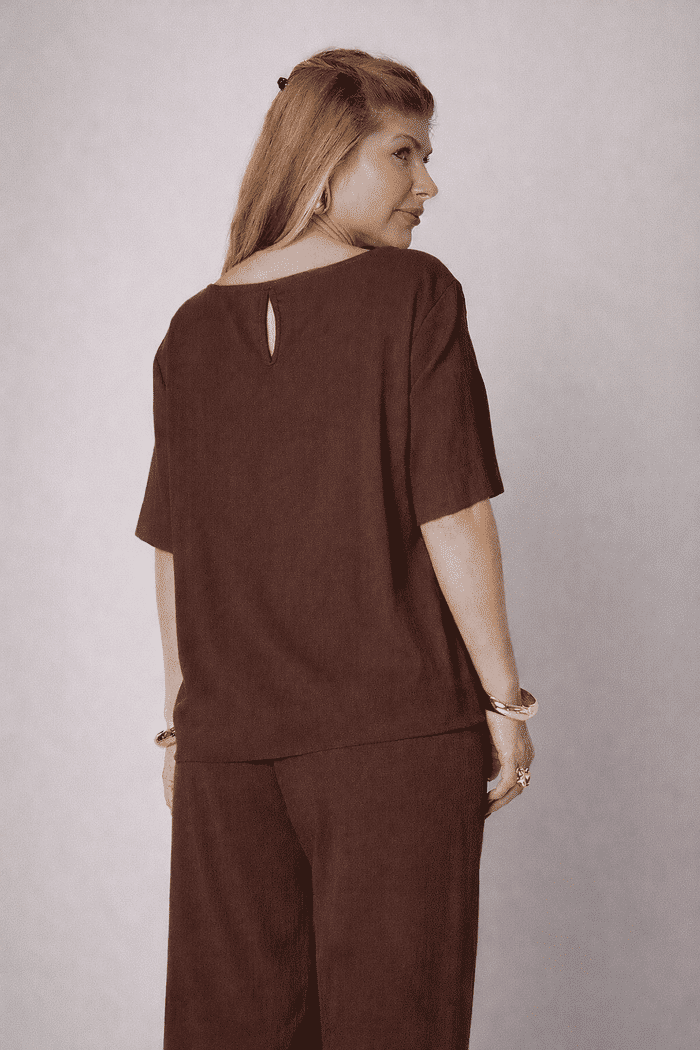Blusa Chloe Chocolate