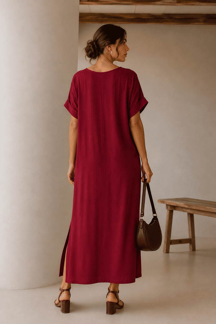 Vestido Elen Romã