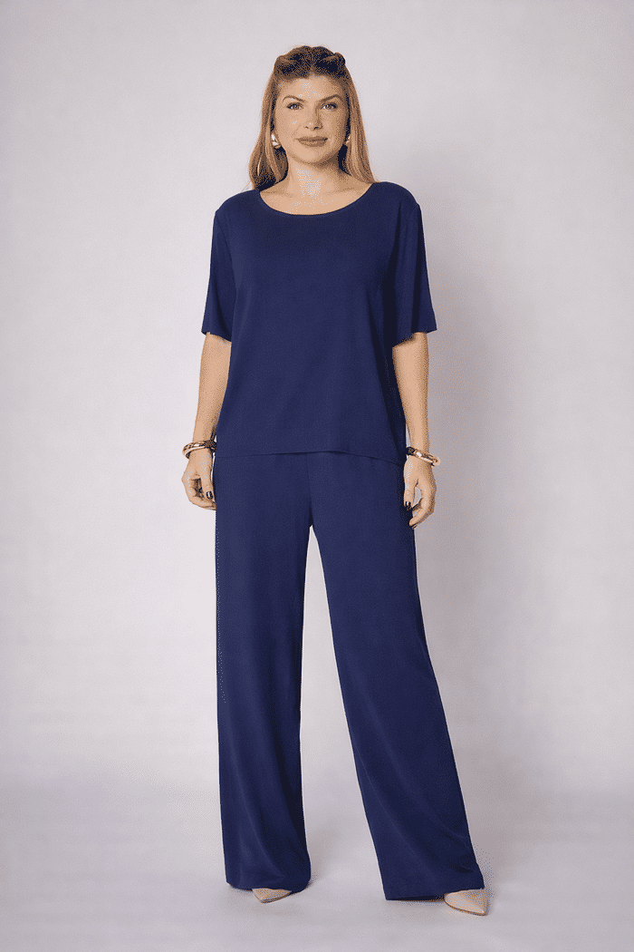 Conjunto Chloe Azul Marinho - 2 Peças