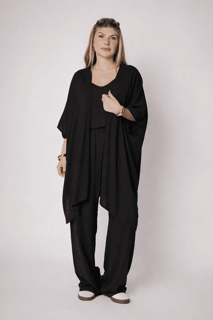 Conjunto Eli Preto - 3 Peças