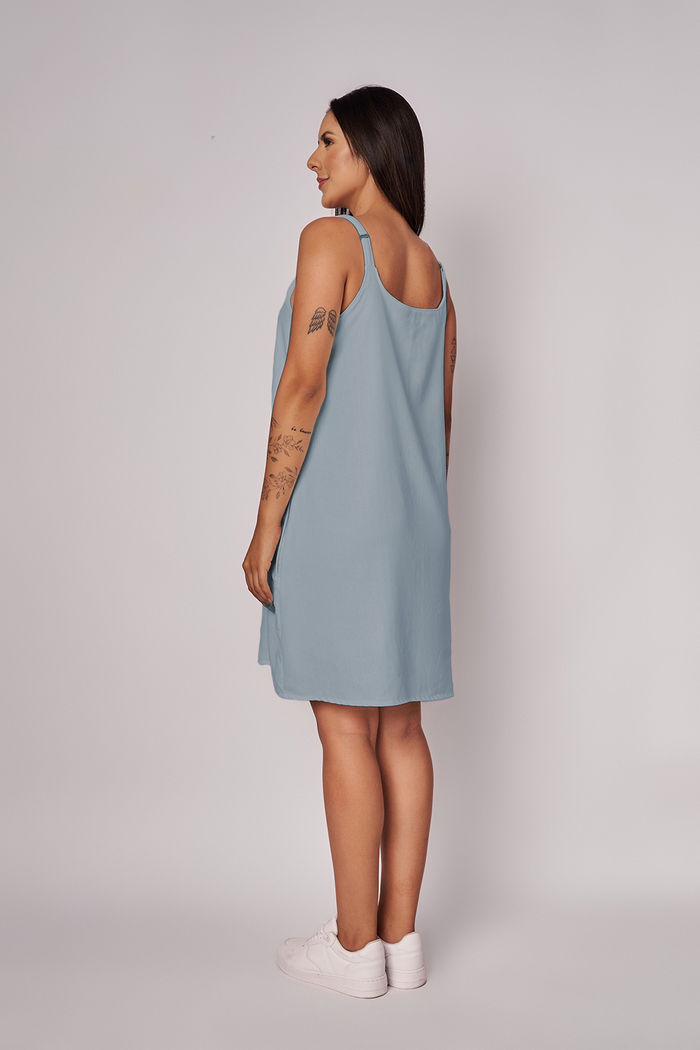 Vestido Cristalia Celeste