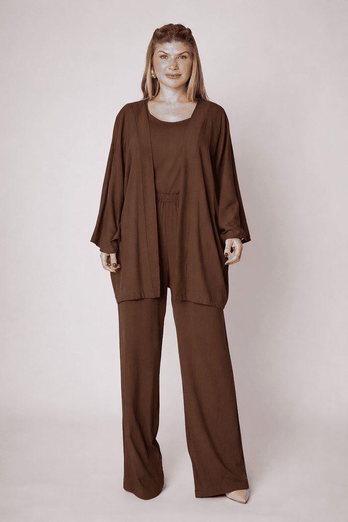 Kimono Aline Chocolate