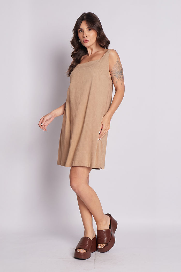 Vestido Greice Aveia