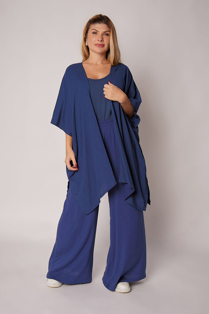 Kimono Eli Azul Marinho