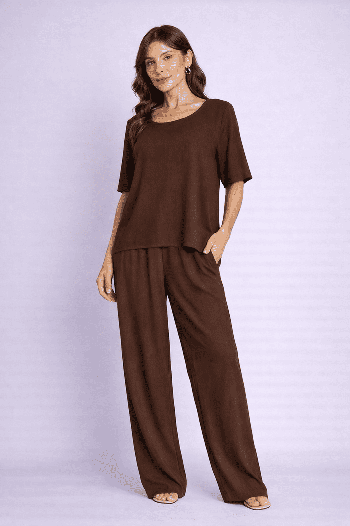 Blusa Chloe Chocolate