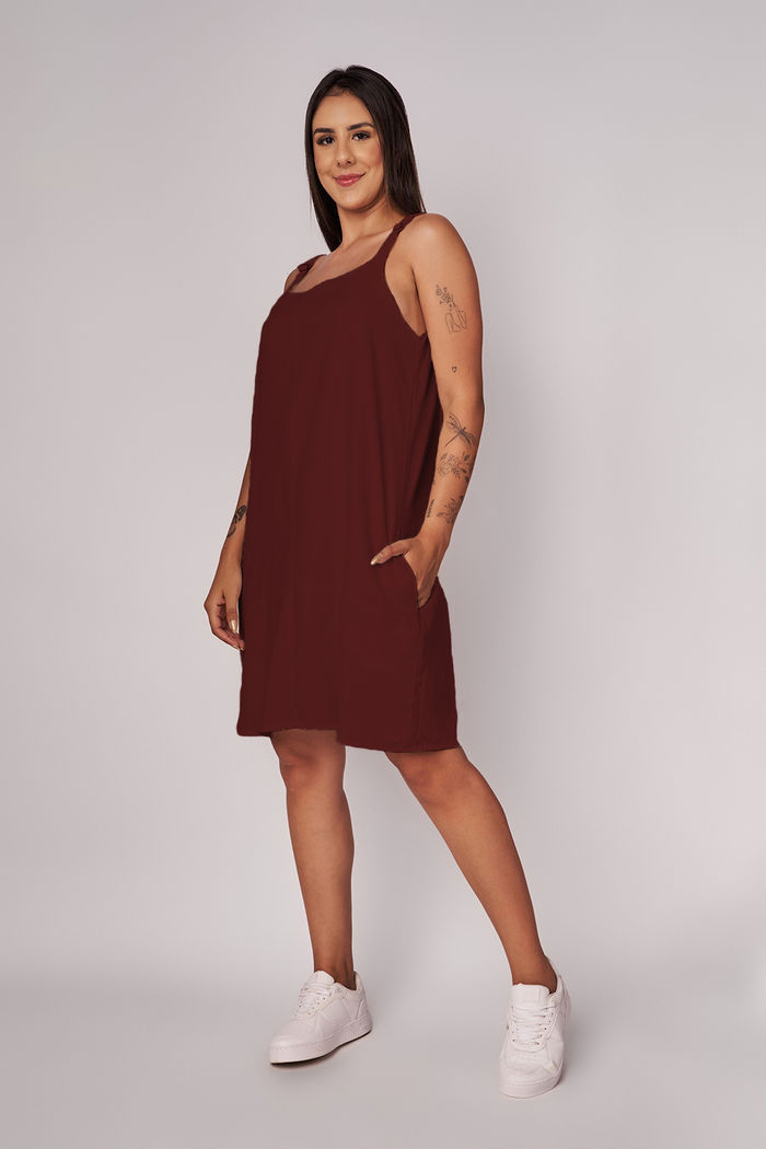 Vestido Cristalia Romã