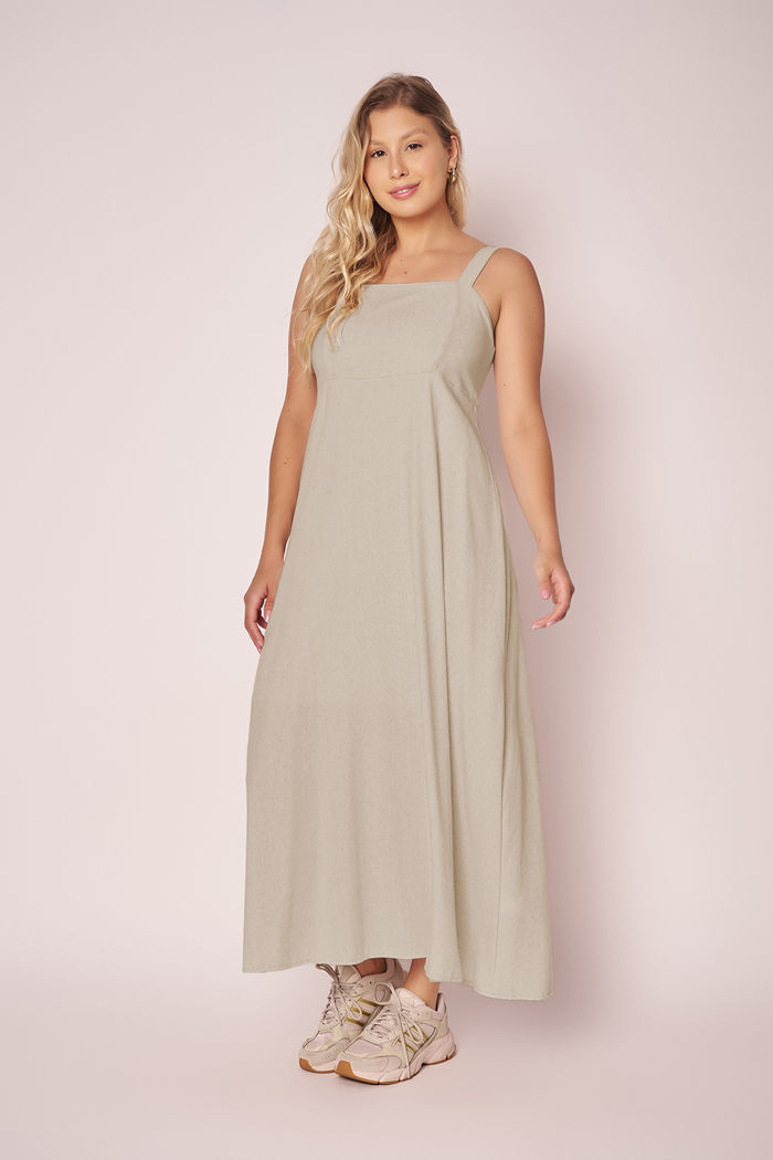Vestido Irine Baunilha