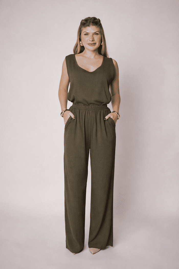 Conjunto Valentina Folha Seca - 2 Peças