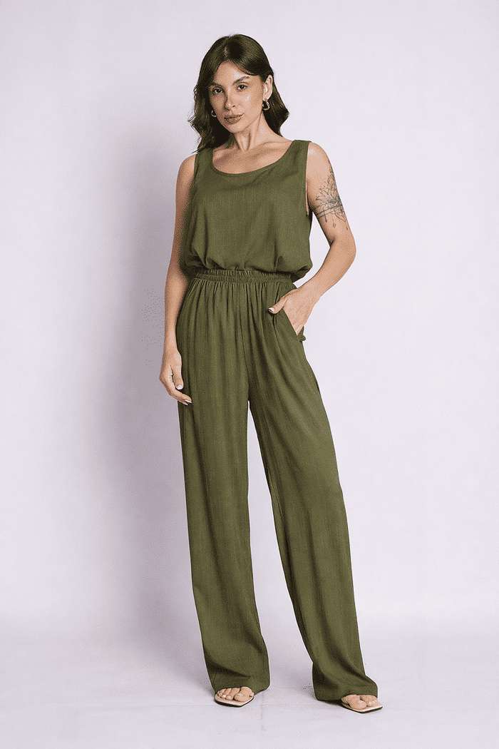 Calça Leonor Folha Seca