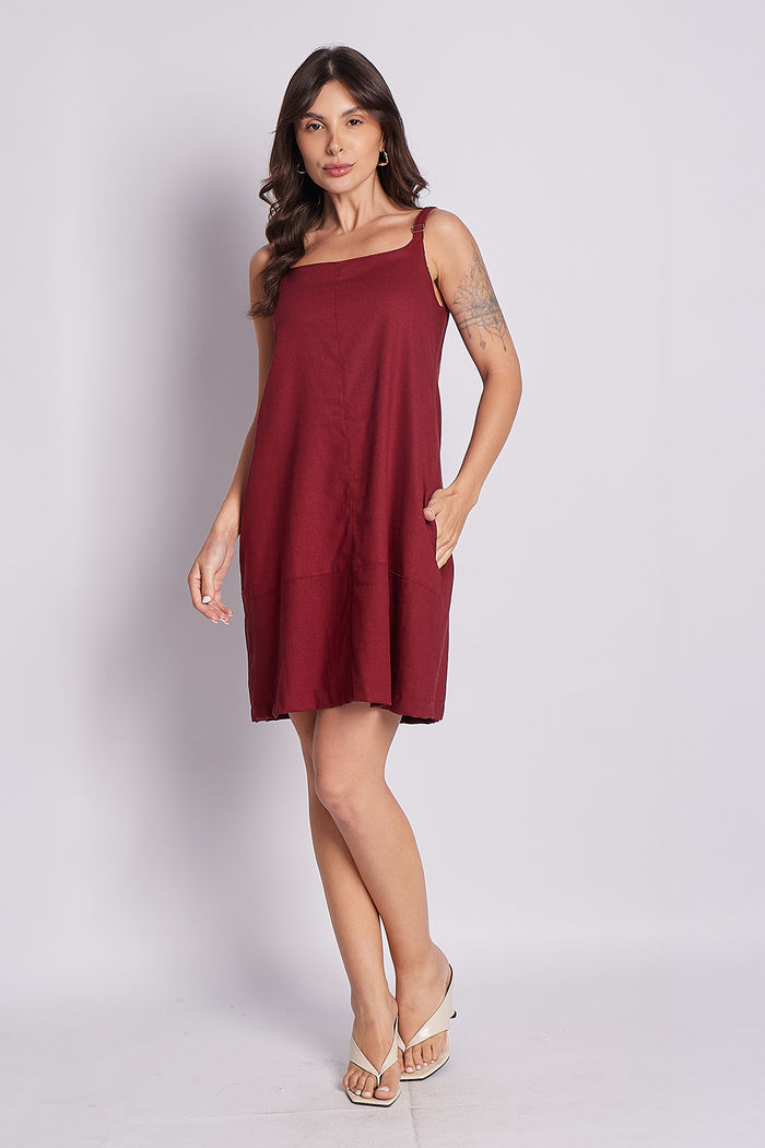 Vestido Cristalia Romã