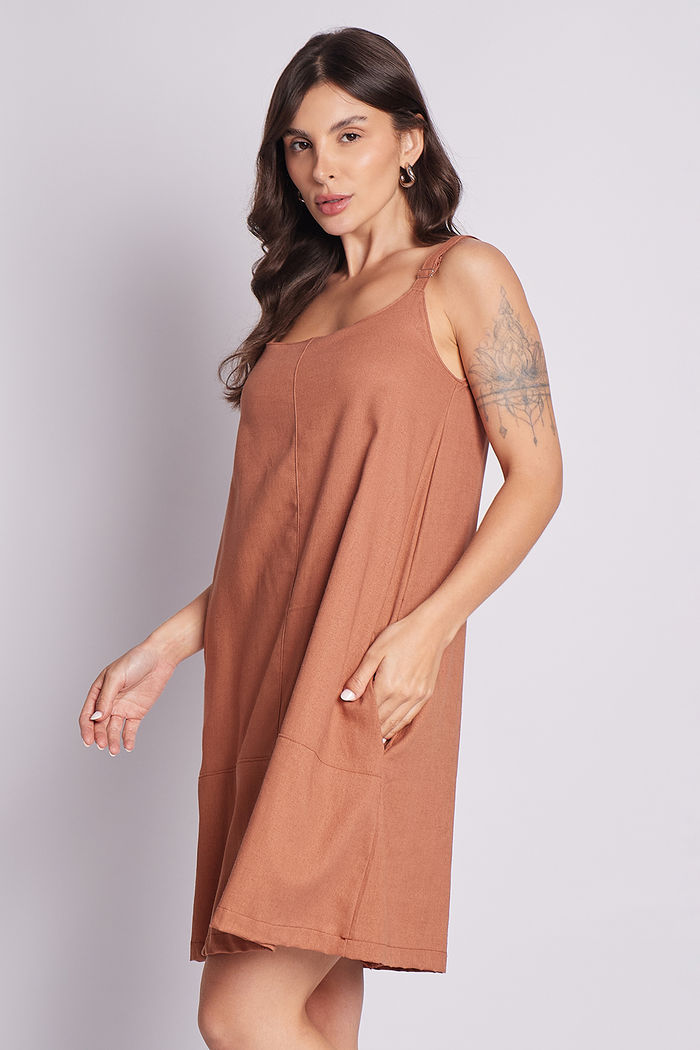 Vestido Cristalia Mocha