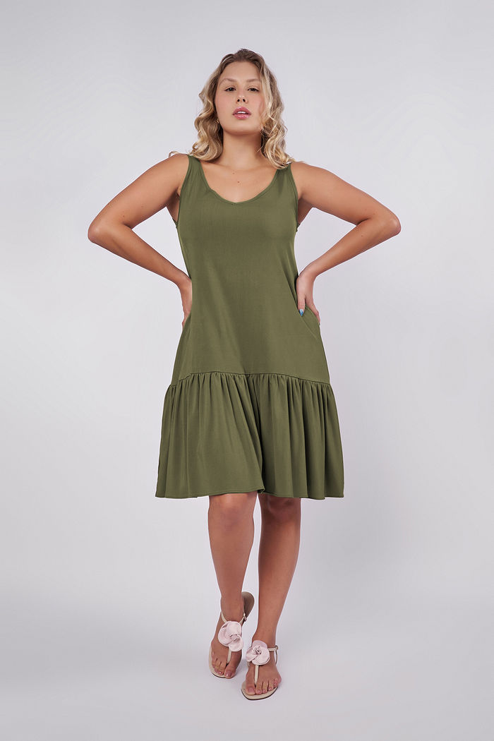 Vestido Jade Olive