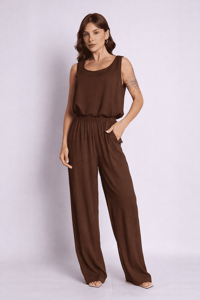 Conjunto Valentina Chocolate - 2 Peças