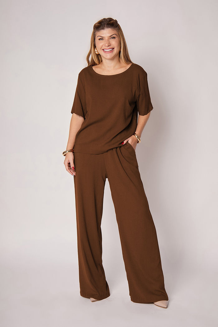 Conjunto Chloe Marrom