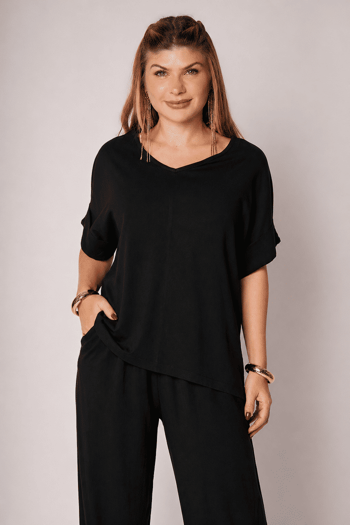 Blusa Helena Preto