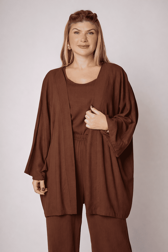Kimono Aline Chocolate
