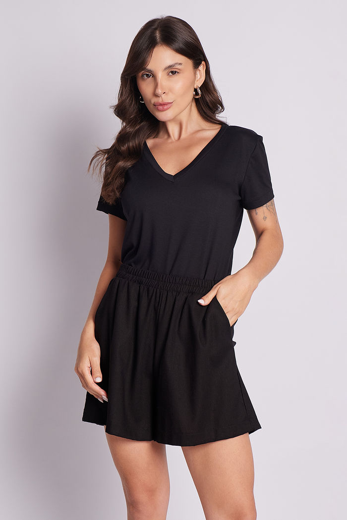 Blusa Regina Preto