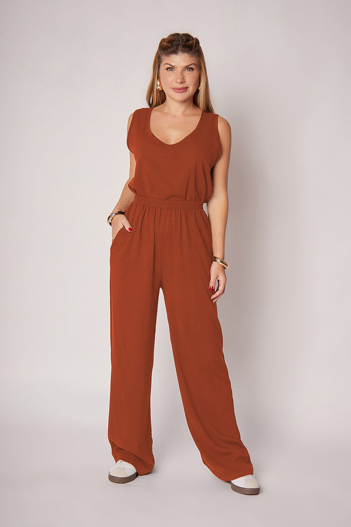 Calça Leonor Tijolo