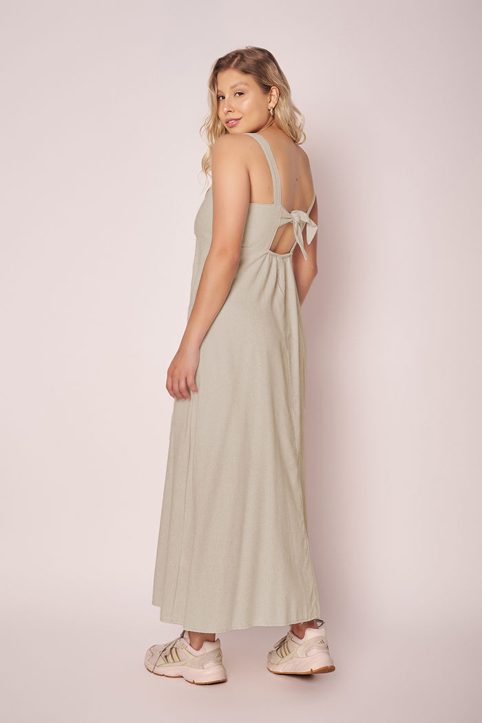 Vestido Irine Baunilha