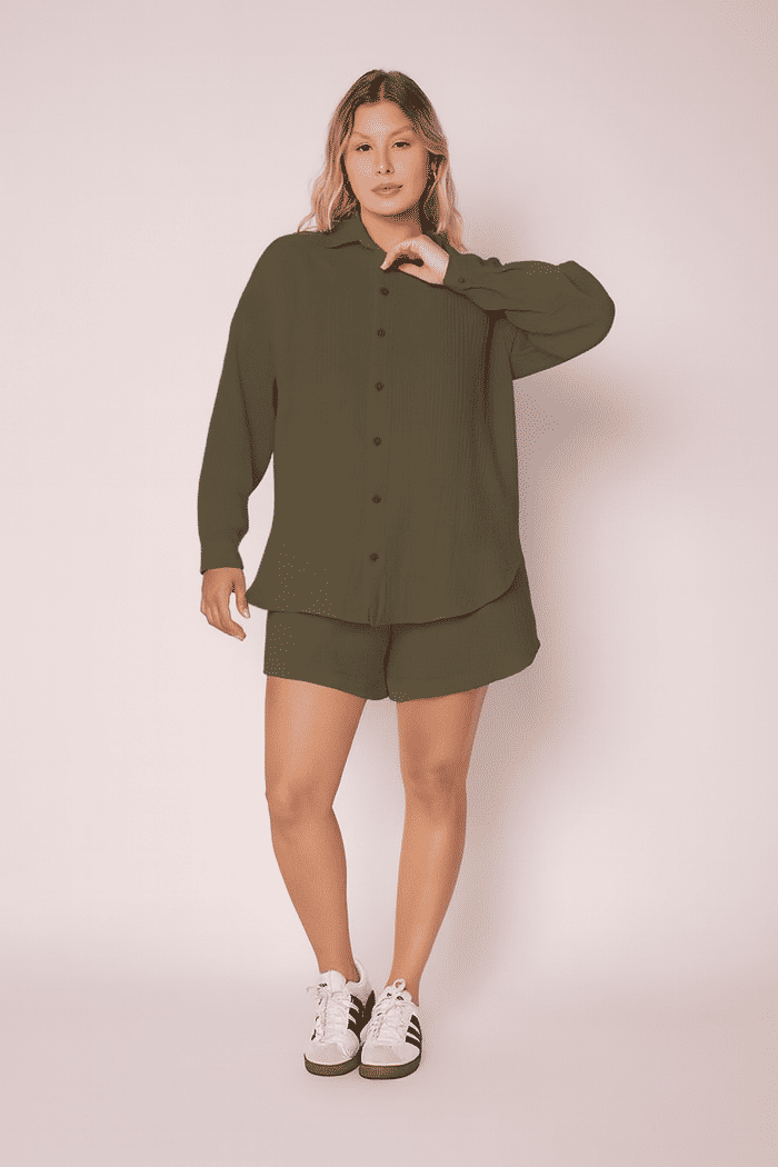 Camisa Bia Olive