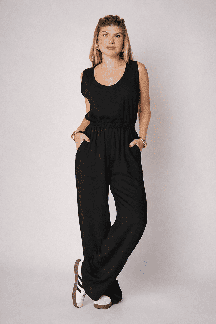 Conjunto Valentina Preto - 2 Peças