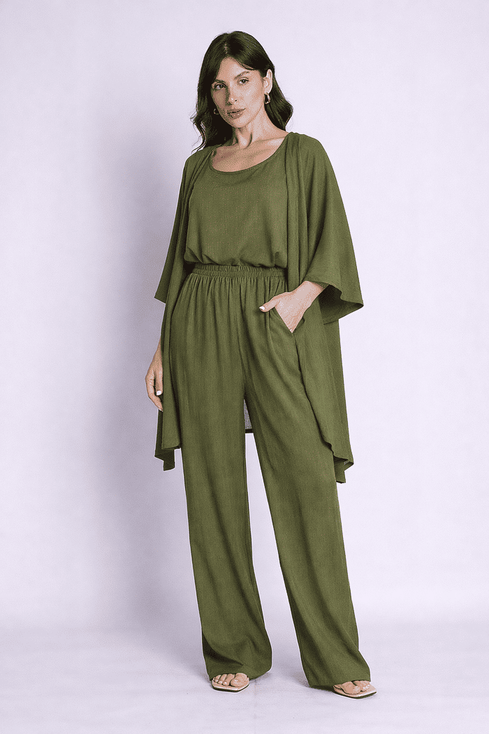 Kimono Eli Folha Seca